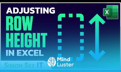 How to Change the Row Height in Excel
