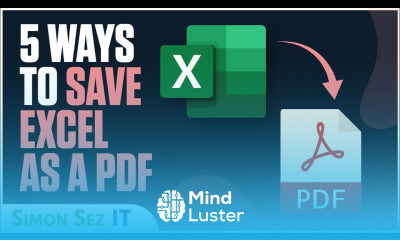 5 Ways to Save Excel as a PDF