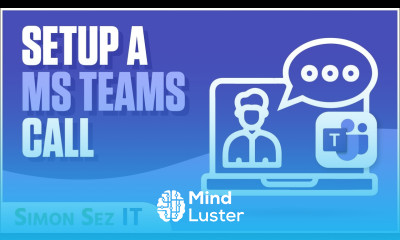 Video Conference in Teams Microsoft Teams Tutorial