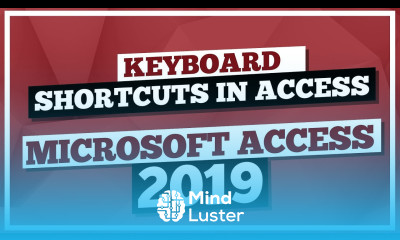 Microsoft Access Tutorial 2019 Keyboard Shortcuts in MS Access 2019
