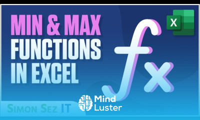 Learn How to Use the MIN and MAX Functions in Excel - Mind Luster