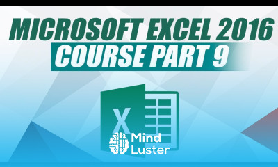 Microsoft Excel 2016 Course for Beginners Learn MS Excel 2016 Tutorial Part 9 Basic Excel