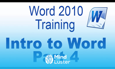 Introduction to Microsoft Word 2010 Part 4