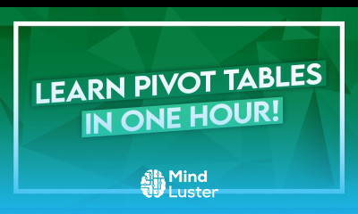 Pivot Table Tutorial Learn PivotTables in 1 Hour Excel Crash Course