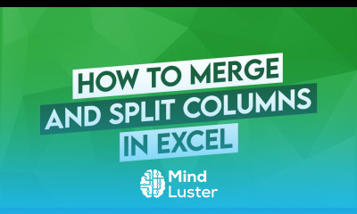 Merging and Splitting Columns in Excel