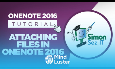 How to Attach Files in Microsoft OneNote 2016