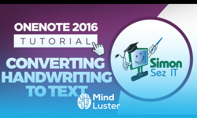 How to Convert Handwriting to Text in OneNote 2016