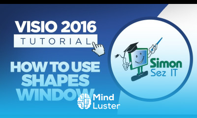 How to Use the Shapes Window in Visio 2016