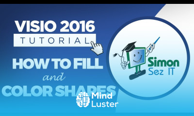 How to Fill and Color a Shape in Visio 2016