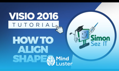 How to Align Shapes in Visio 2016