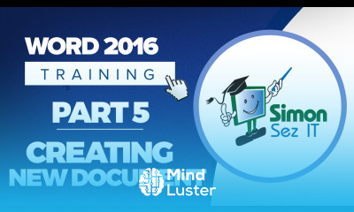 Word 2016 for Beginners Part 5 How to Create a New Blank Document in Word 2016