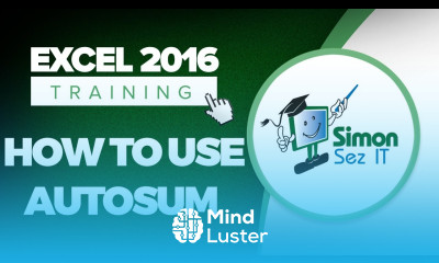 How to Use the Autosum Function in Microsoft Excel 2016