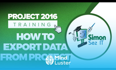 How to Export Data From a Project in Microsoft Project 2016