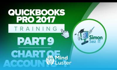 QuickBooks Pro 2017 Training Part 9 How to Set Up a Chart of Accounts in QuickBooks