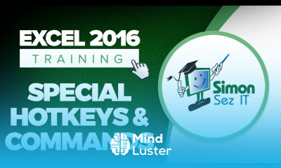 Special Hotkey Commands in Microsoft Excel 2016