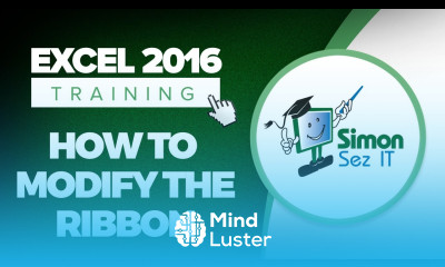 How To Modify the Microsoft Excel 2016 Ribbon