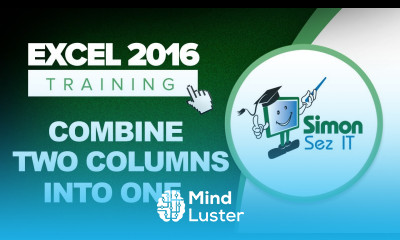 Learn How to Merge 2 Columns in Excel 2016 Using the Concatenate ...