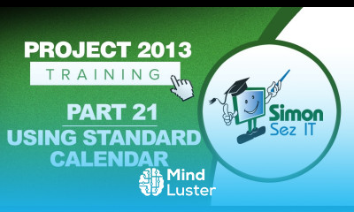 Project 2013 for Beginners Part 21 Schedling Using Standard Calendar Holiday and Exceptions