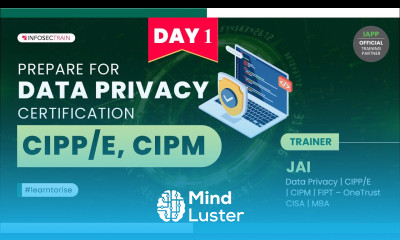 Day 1 Prepare for Data Privacy Introduction of IAPP CIPP e and CIPM European Privacy