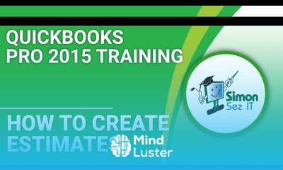 QuickBooks Pro 2015 Training Tutorial How to Create an Estimate in QuickBooks Pro