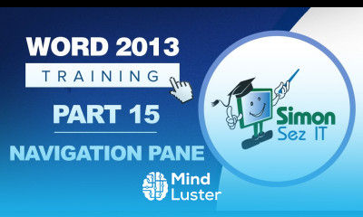 Word 2013 for Beginners Part 15 Using the Word 2013 Navigation Pane