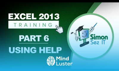 Excel 2013 for Beginners Part 6 How to Use Excel Help