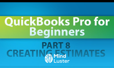 QuickBooks Training Tutorial Part 8 Creating Estimates