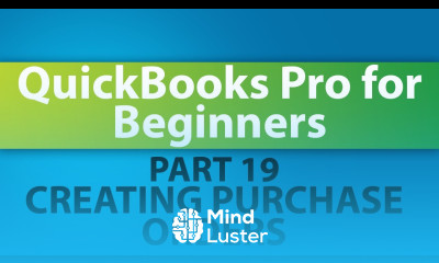 QuickBooks Training Tutorial Part 19 How to Create Purchase Orders in QuickBooks