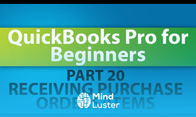 QuickBooks Training Tutorial Part 20 How to Receive Purchase Orders or Items in QuickBooks