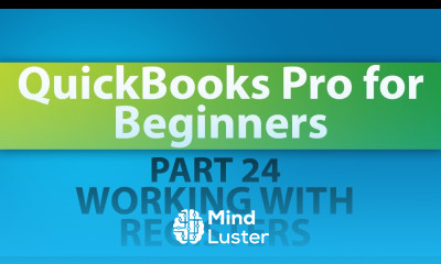 QuickBooks Training Tutorial Part 24 How to Work with Registers in QuickBooks