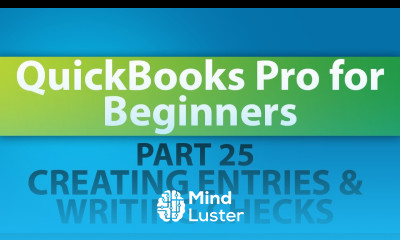 QuickBooks Training Tutorial Part 25 How to Create Entries Write Checks in QuickBooks