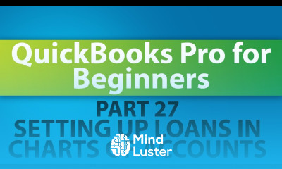 QuickBooks Training Tutorial Part 27 How to Setup Loans in the Chart of Accounts
