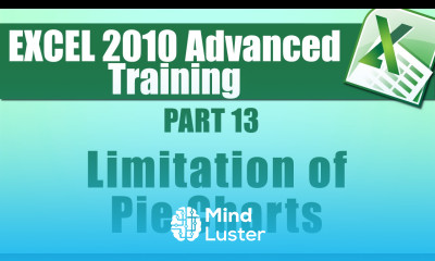 Microsoft Excel Training Advanced Part 13 Limitations with Pie Charts How to Correct