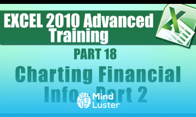 Microsoft Excel 2010 Advanced Training Part 18 Charting Financial Information Part 2
