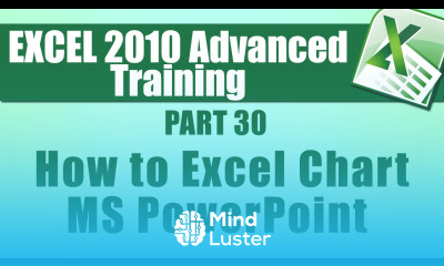 Microsoft Excel 2010 Advanced Training Part 30 How to Export an Excel Chart to PowerPoint