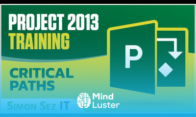 Microsoft Project 2013 Training Critical Paths