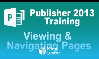 Microsoft Publisher 2013 Training Viewing and Navigating Pages