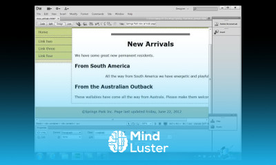 Dreamweaver CS6 Tutorial Part 13 Revert and Undo Changes Creating a Website Course
