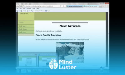 Dreamweaver CS6 Training Part 20 Hyperlink Dialogue Box Creating a Website Course