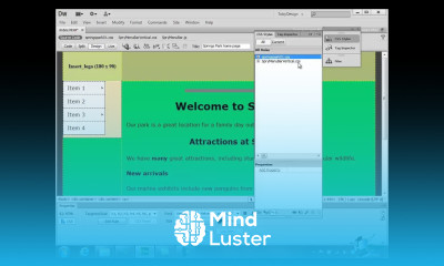 Dreamweaver CS6 Tutorial Part 39 How to Use Spry Widgets Build a Website Course