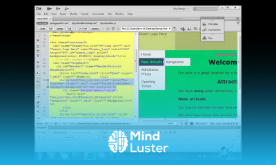 Dreamweaver CS6 Training Part 40 How to Use Spry Widgets Build a Website Course