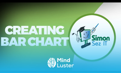 Excel 2010 Training Bar Chart Comparisons or Differences
