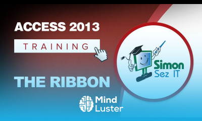 Microsoft Access 2013 Training The Ribbon Access 2013 Tutorial for Beginners