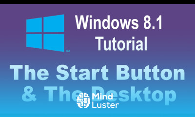 Windows 8 1 Tutorial How to Use the New Start Button Desktop Features