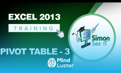 Working with Pivot Tables in Excel 2013 Part 3 Learn Excel Training Tutorial