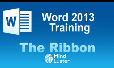 Microsoft Word 2013 Training The Ribbon