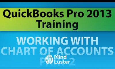 QuickBooks Pro 2013 Tutorial Working with the Chart of Accounts Part 2