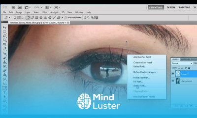 How to Photoshop Fake Eyelashes