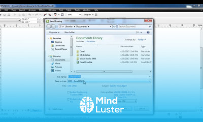 How to Convert Corel Draw Files to PDF