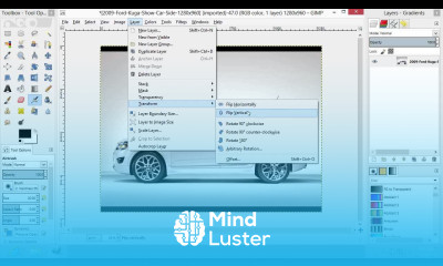 How to Flip Layer in GIMP